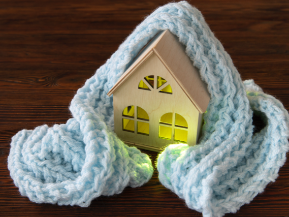 Winter, Advent, Haus