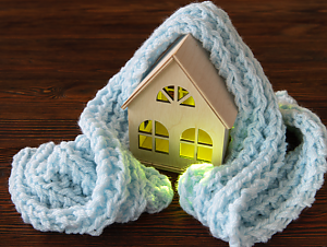 Winter, Advent, Haus