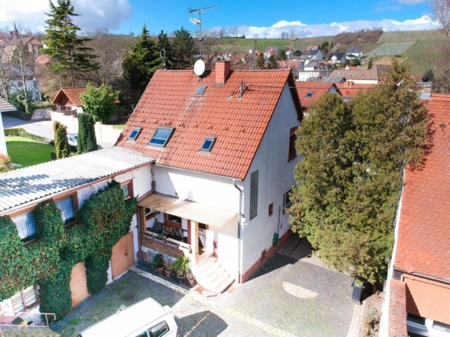 Wohnhaus mit Anbau Freizeitgrundst�ck Gau-Bischofsheim