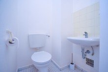 G�ste-WC Attraktive Wohnung in verkehrsg�nstiger Lage von Frankfurt Nied