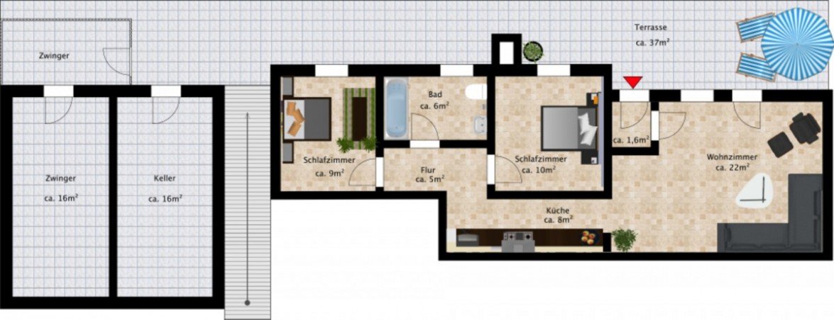 1 Etage Villa Bad Schwalbach