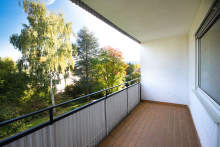 Sonniger S�dbalkon mit Blick ins Gr�ne Attraktiver Preis und niedriges Hausgeld: Renovierungsbed�rftige Wohnung f�r Anpacker!