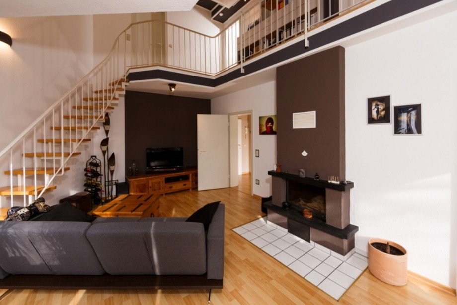 ...und Kamin Maisonettewohnung Taunusstein