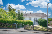 Au�enansicht Helles Einfamilienhaus mit gro�em Grundst�ck - ideal f�r Paare und kleine Familien