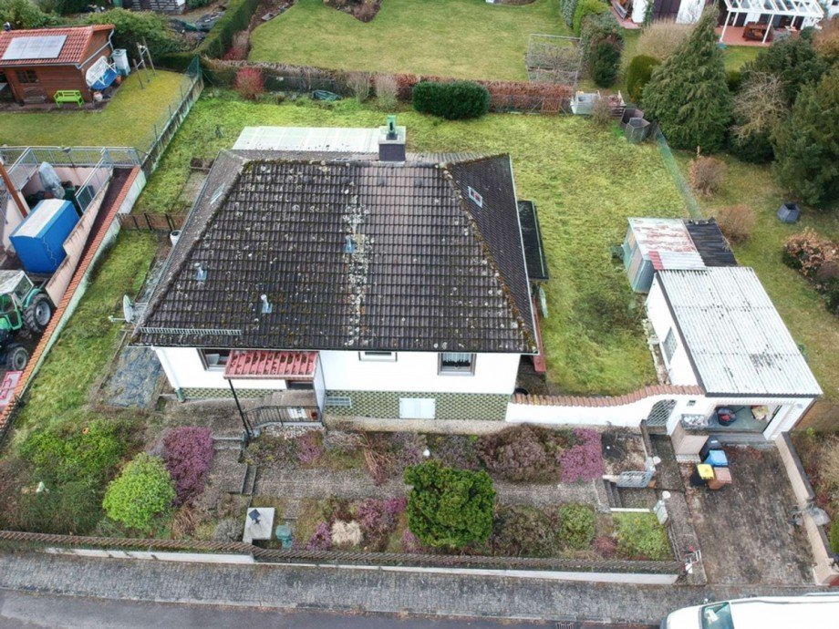 Luftansicht Einfamilienhaus Hohenstein