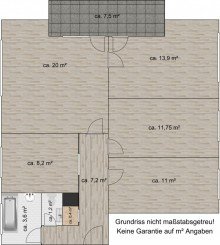 Grundriss 13% Rendite oder Eigennutzung: 80m� Eigentumswohnung mit 95m� Lagerfl�che in Heidenrod Kemel