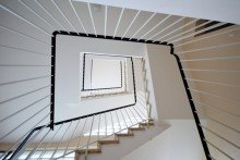 Treppenhaus PENTHOUSE. NORMAL GIBT�S WOANDERS!