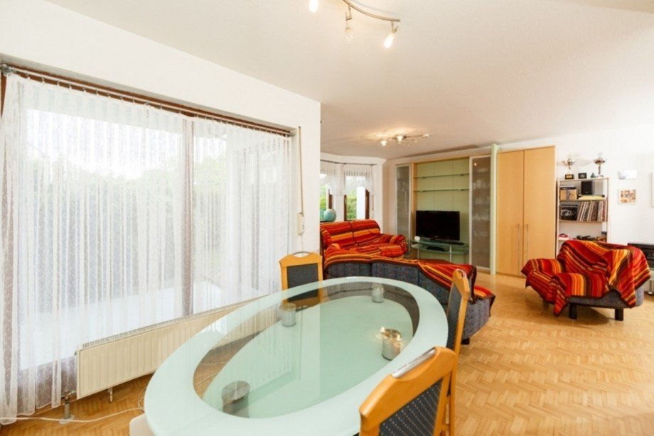 Gro�es Wohnzimmer Terrassenwohnung Mainz