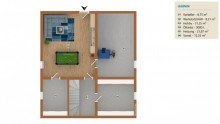Untergeschoss Modernisiertes Traumhaus in Feldrandlage