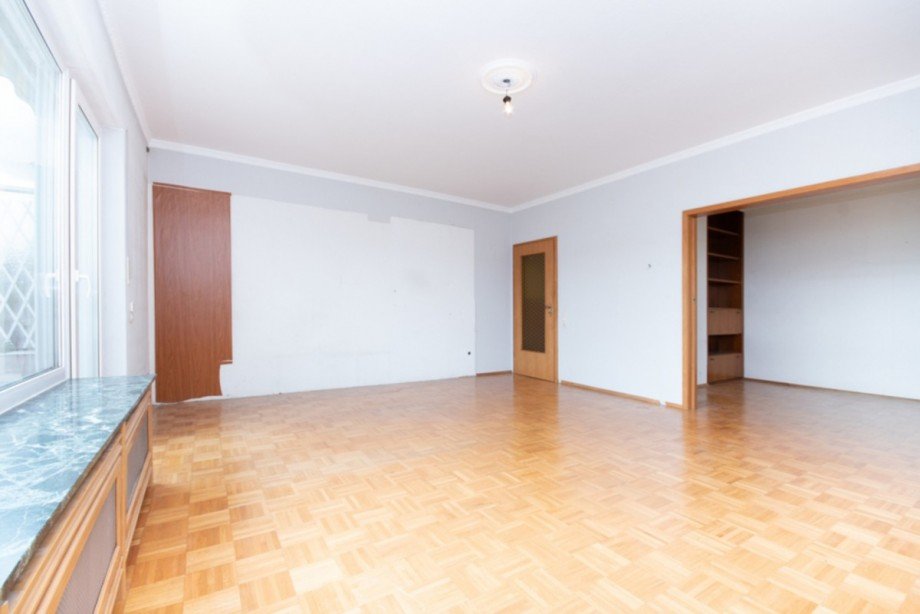 Wohnzimmer mit Nebenraum Terrassenwohnung Bad Schwalbach