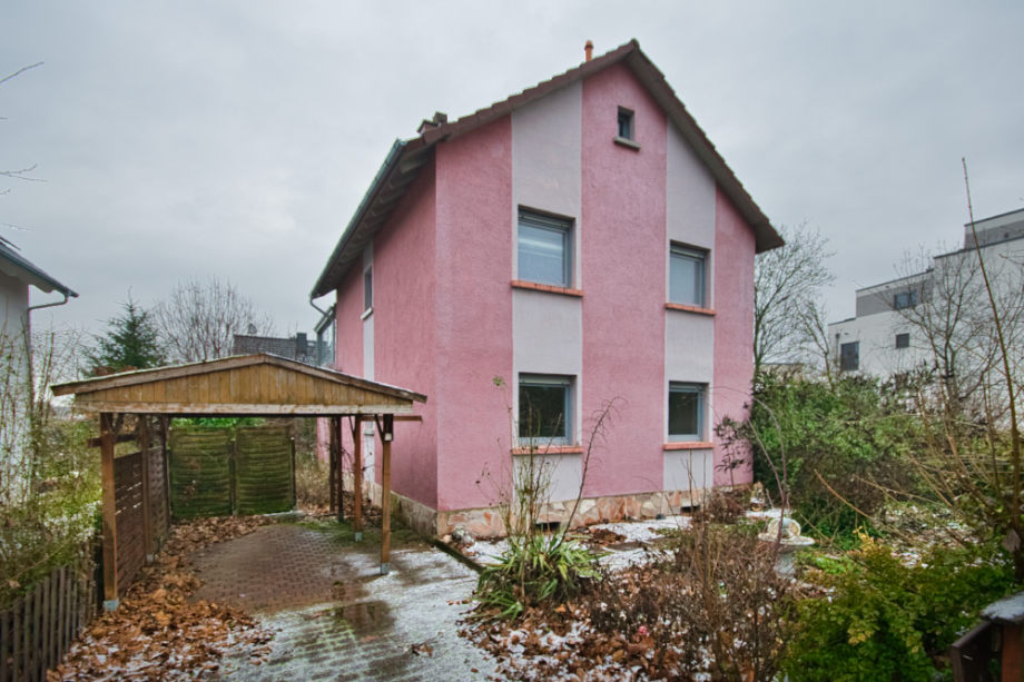 Carport Zweifamilienhaus Mainz