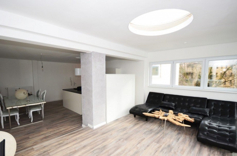 Wohnzimmer Penthousewohnung Wiesbaden