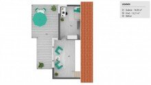 Grundriss Galerie Wohnen �ber den Weinbergen - Penthouse mit gro�er Dachterrasse