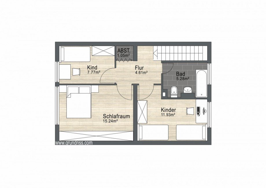 Dachgeschoss Reihenendhaus Taunusstein