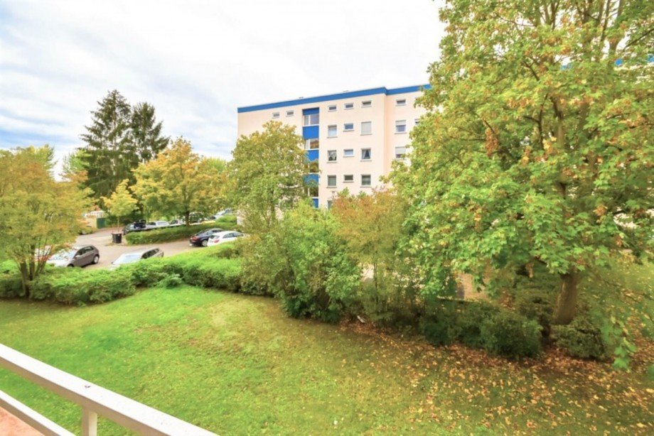 Blick_vom_Balkon Etagenwohnung Frankfurt