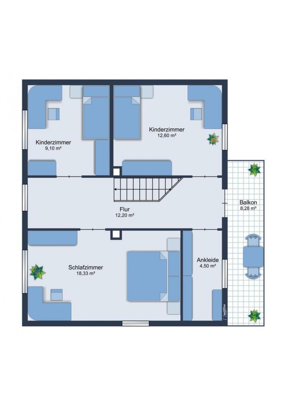 Obergescho� Einfamilienhaus H�nstetten / Strinz-Trinitatis