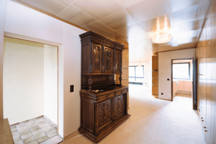 Blick in den Wohn- und Essbereich Terrassenwohnung Bad Schwalbach