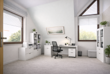Raum 3 OG - Gestaltungsvorschlag Flexible Gewerbefl�chen mit Wohnoption -  teilbar ab 66m�