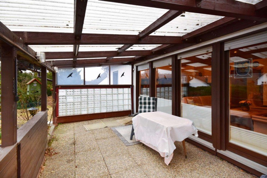 �berdachte Terrasse Einfamilienhaus Hohenstein
