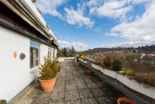 Gro�e Terrasse mit Traumblick Elegante Terrassenwohnung mit traumhaftem Parkblick