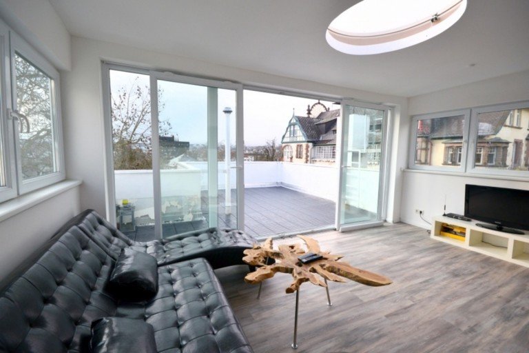 Wohnzimmer Wiesbaden Penthousewohnung PENTHOUSE. NORMAL GIBT�S WOANDERS!