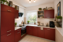 K�che Helle Maisonette-Wohnung mit Loggia und zus�tzlicher Dachgeschossebene