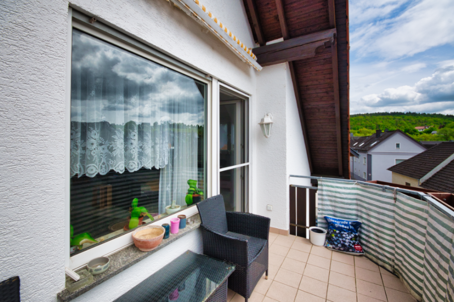 Balkon Maisonettewohnung Hohenstein