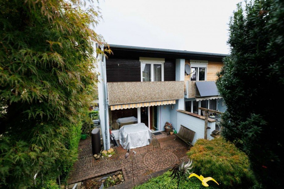 Gartenseite Reihenendhaus Bad Schwalbach