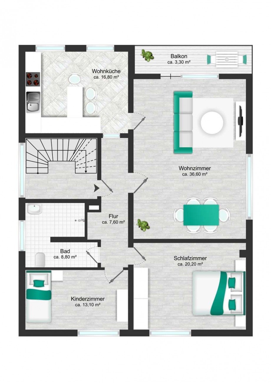 Grundriss Etagenwohnung Niedernhausen