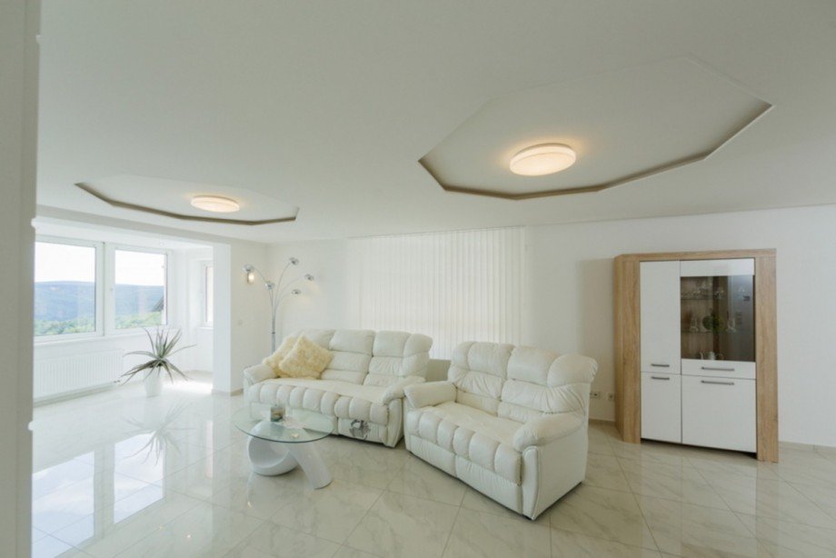 Wohnzimmer mit Fernblick Einfamilienhaus Heidenrod / Dickschied
