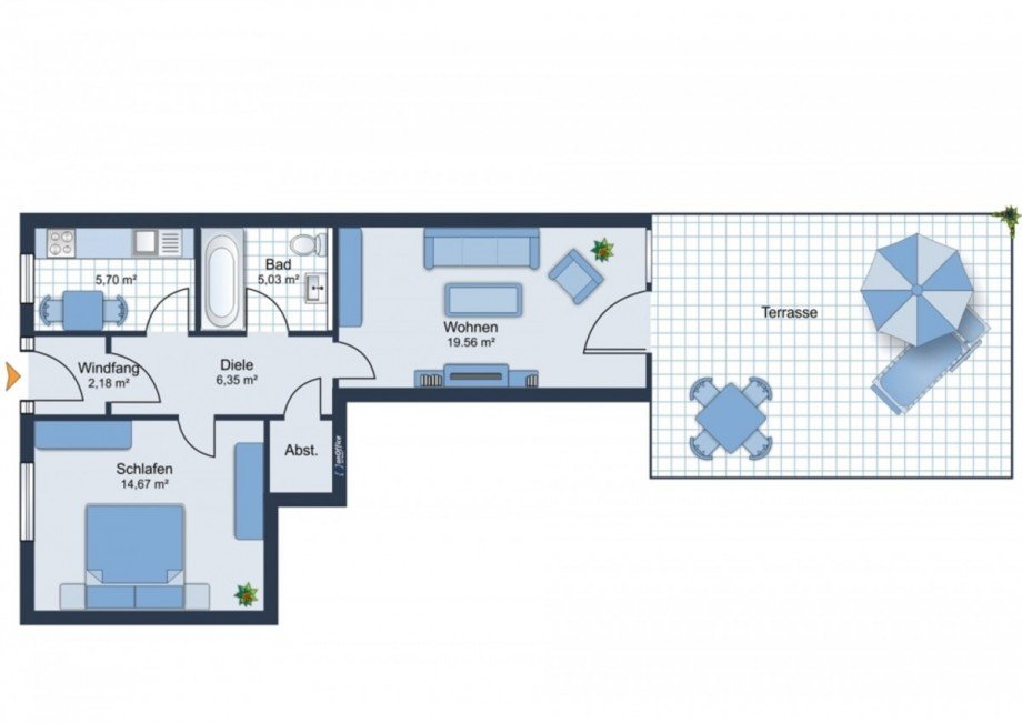 Grundriss Etagenwohnung Bad Schwalbach