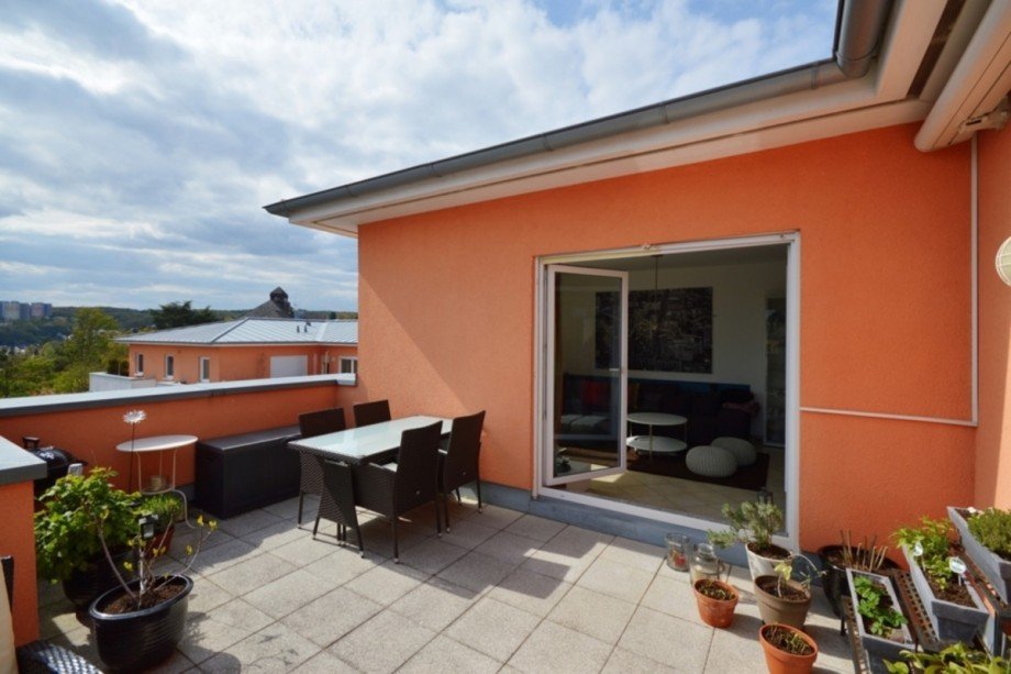 Terrasse Penthousewohnung Wiesbaden