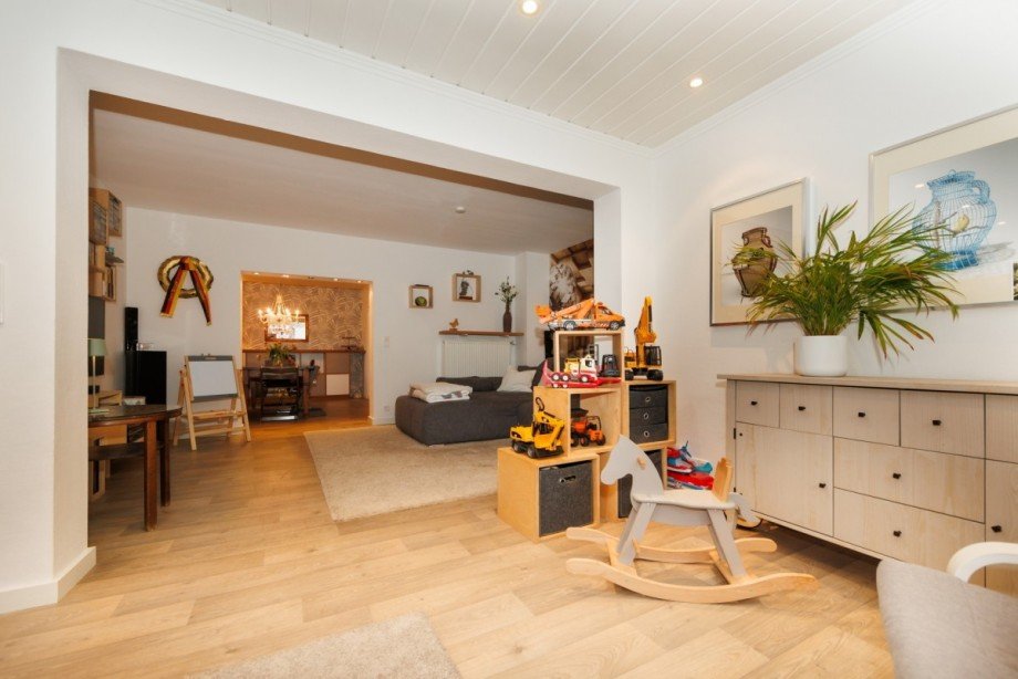 Blick aus der Erweiterung Einfamilienhaus Neu-Isenburg