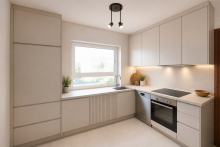 Gestaltungsvorschlag Perfekt f�r Paare und kleine Familien: Zuhause mit Kamin und kleinem Garten