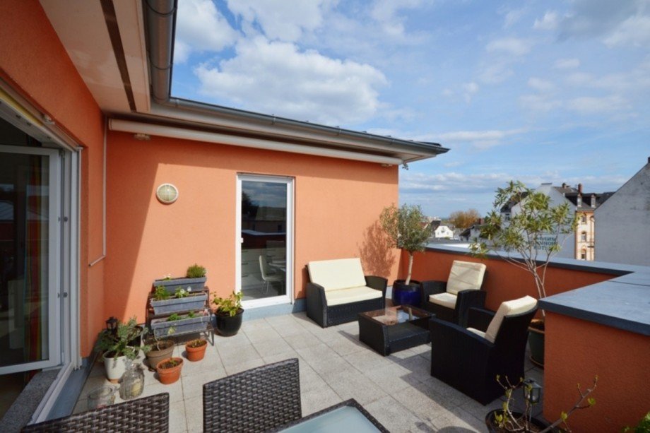 Terrasse Penthousewohnung Wiesbaden