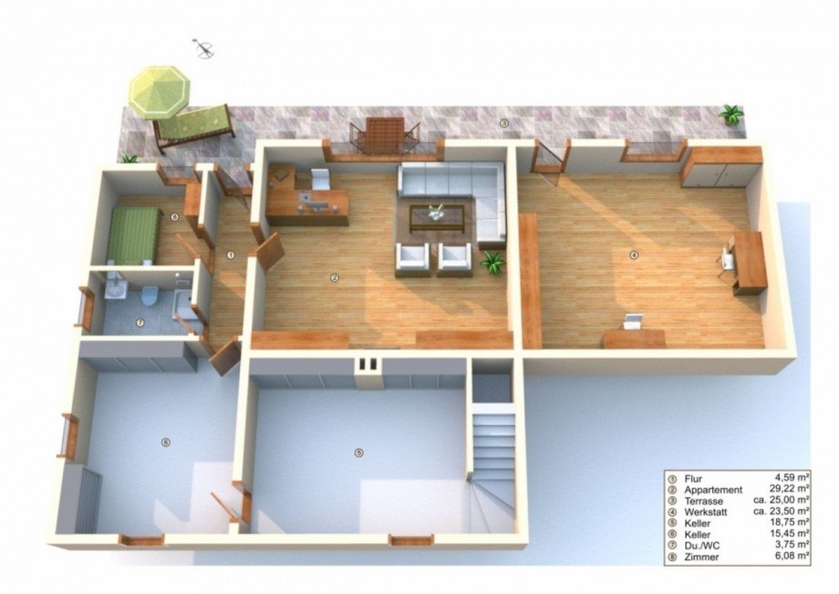 Grundriss UG Einfamilienhaus Idstein