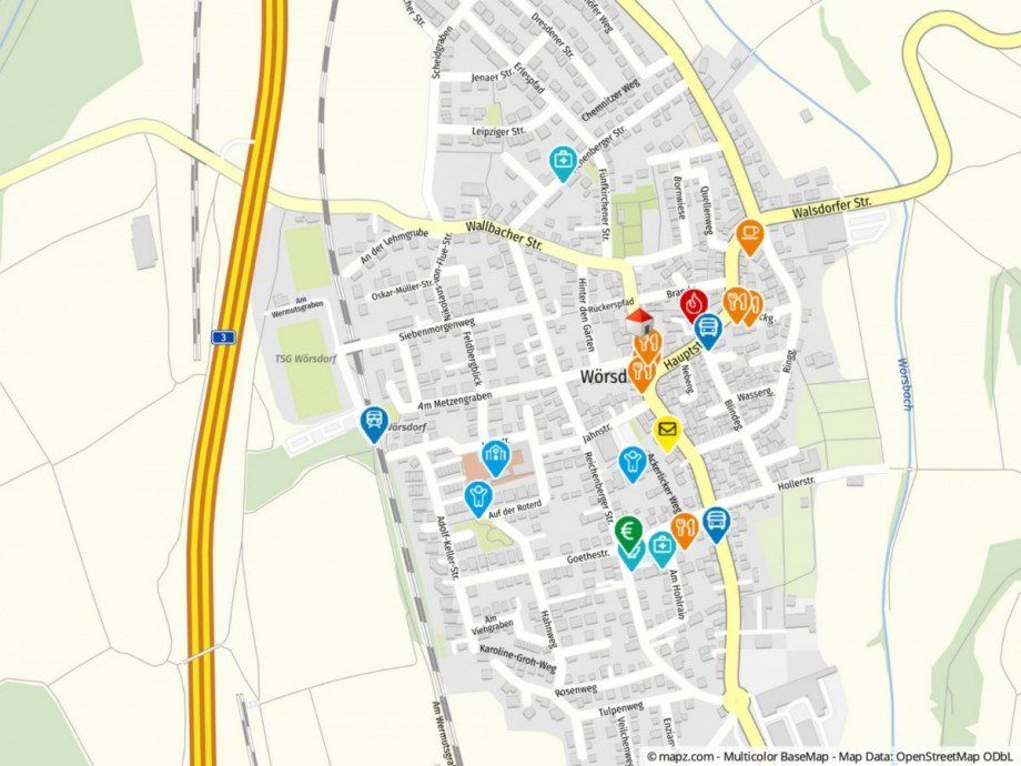 Lageplan Freizeitgrundst�ck Idstein