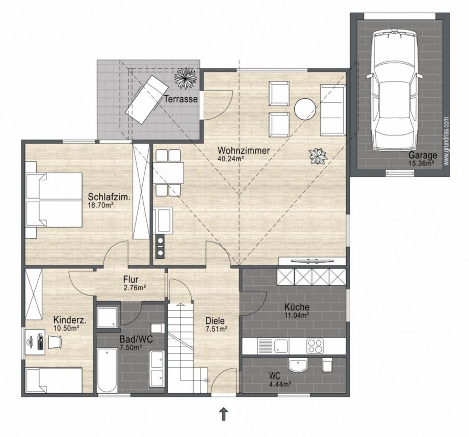 Erdgeschoss Einfamilienhaus Walluf