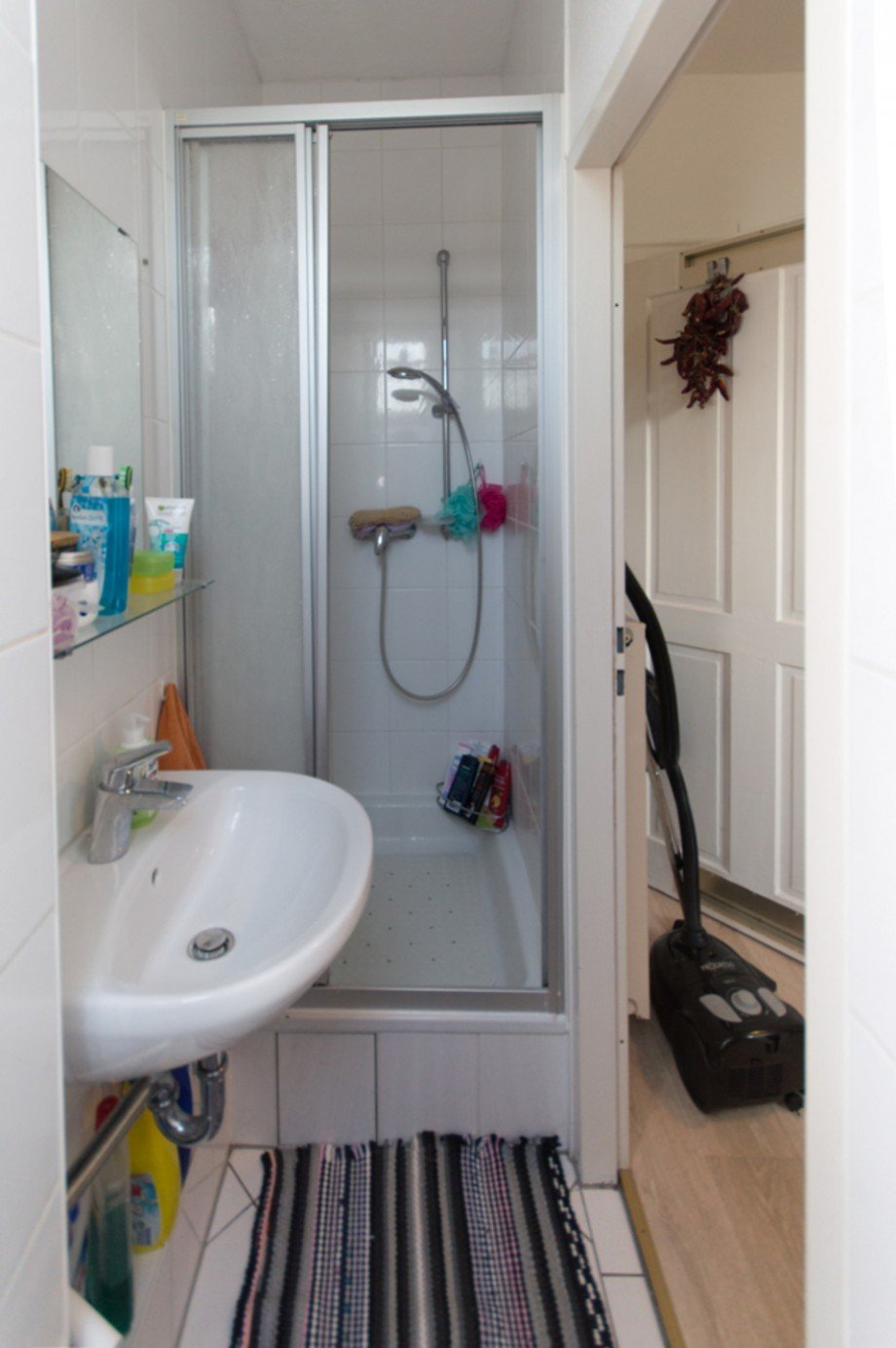Dusche Dachgeschosswohnung Wiesbaden