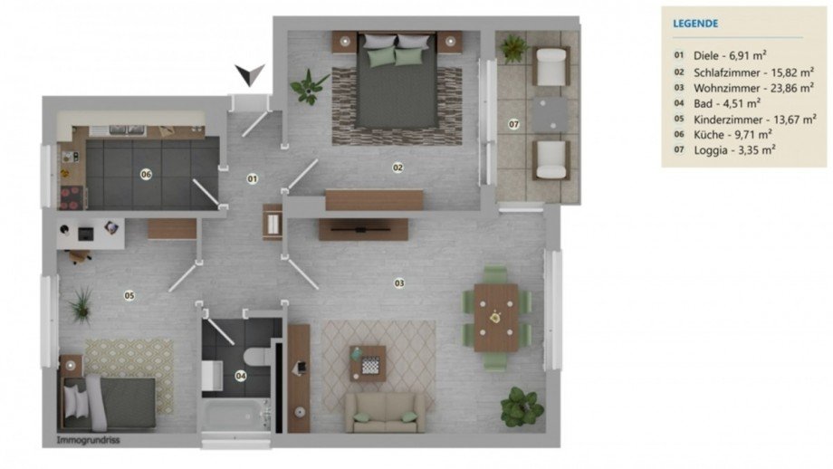 Grundriss Etagenwohnung Niedernhausen