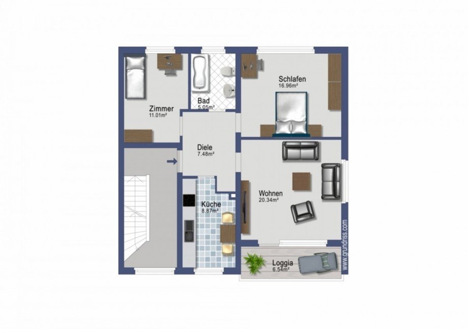 Grundriss Etagenwohnung Heidenrod / Nauroth