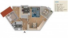 2.OG Traumhafte Maisonettewohnung mit S�dbalkon und Tiefgaragenstellplatz