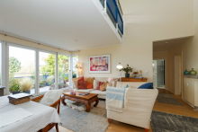 Gro�es Wohnzimmer... Wohnen �ber den Weinbergen - Penthouse mit gro�er Dachterrasse