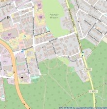 Lageplan Die Natur ist Ihr Nachbar! Abrissgrundst�ck in Taunusstein Hahn - zentral und ruhig.