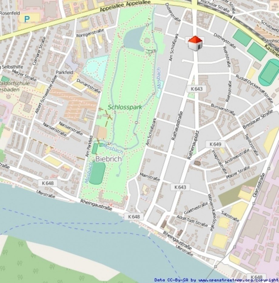 Lageplan Etagenwohnung Wiesbaden