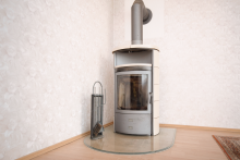 Ein moderner Schwedenofen sorgt f�r W�rme und romantische Abende Helles Einfamilienhaus mit gro�em Grundst�ck - ideal f�r Paare und kleine Familien