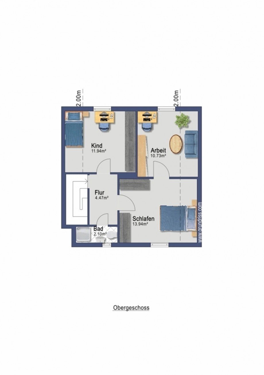 Obergeschoss Einfamilienhaus Wiesbaden