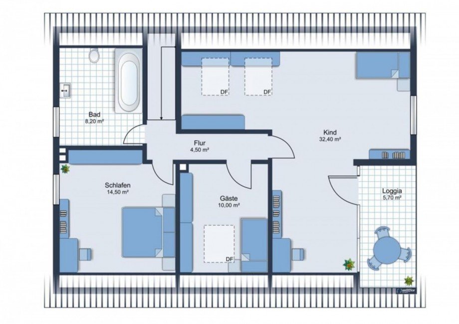 Dachgeschoss Einfamilienhaus Heidenrod / Dickschied