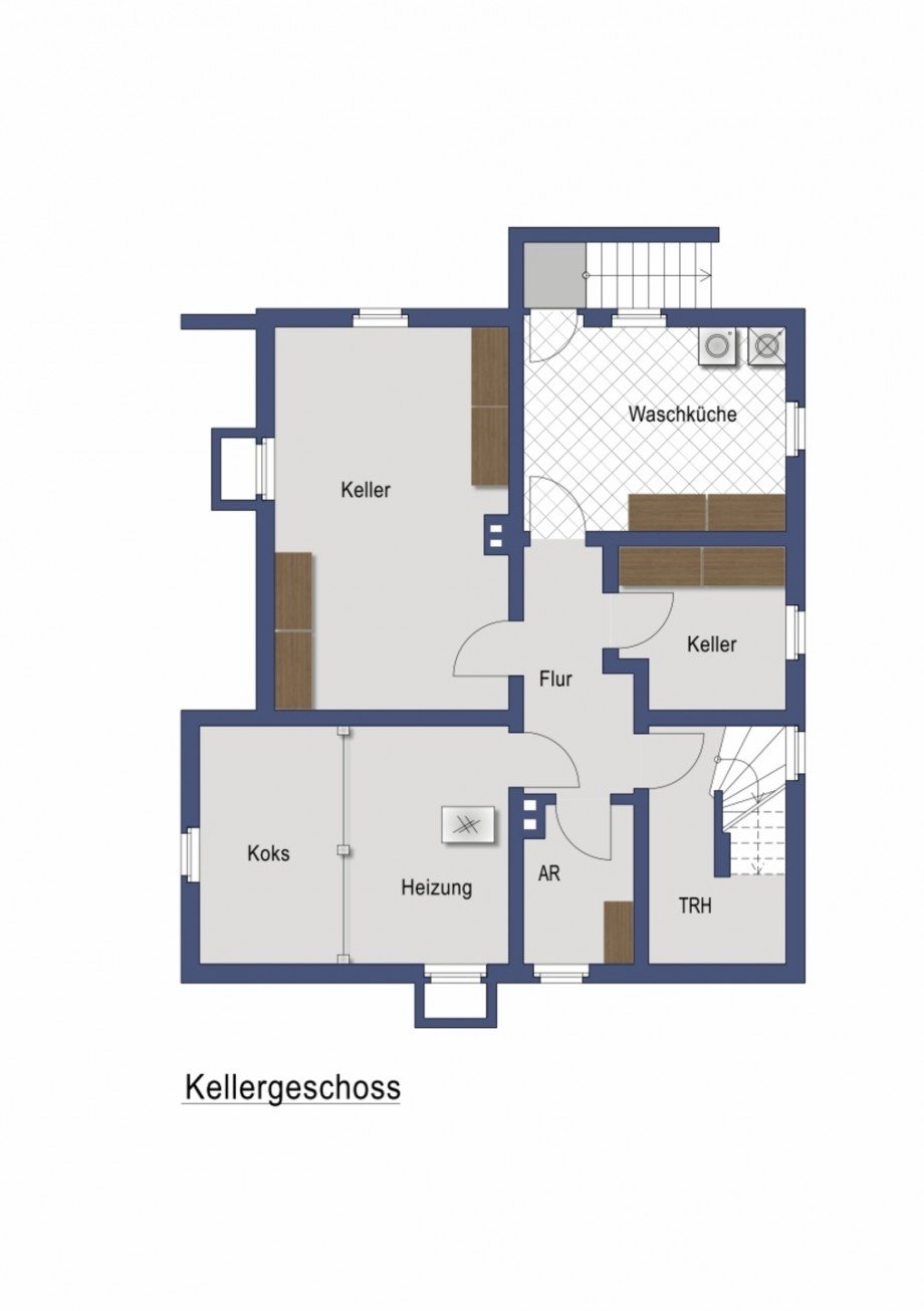 Grundriss KG Mehrfamilienhaus R�sselsheim