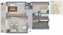 Grundriss Helle, gut geschnittene Wohnung in ruhiger Lage von Taunusstein Bleidenstadt
